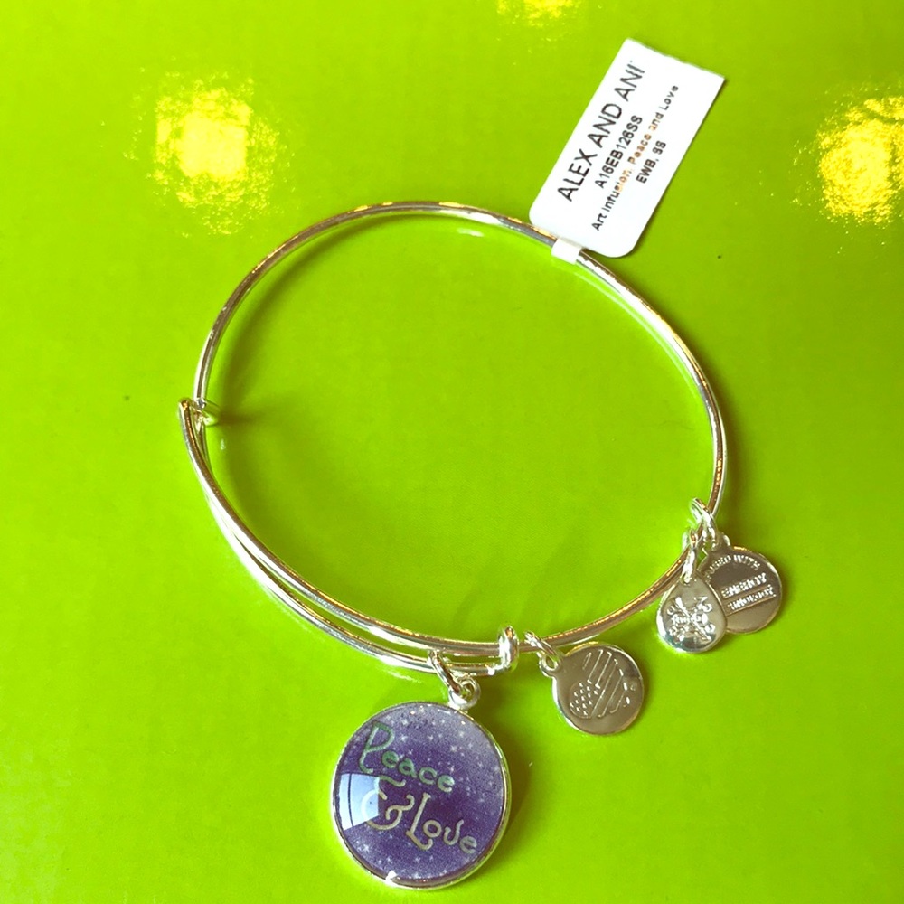 Alex and Ani Peace and Love bracelet ✌️